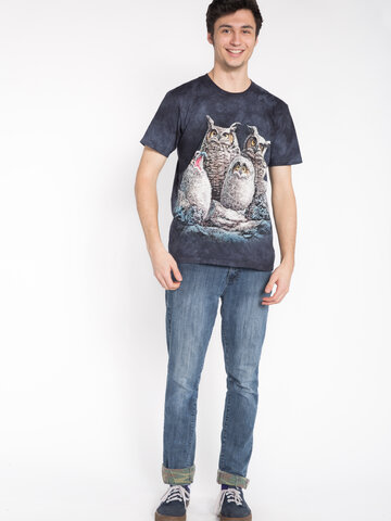 Zľava Tričko Sovia rodinka