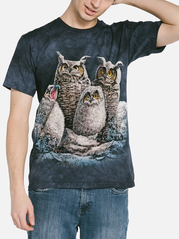 Potešte sa týmto kúskom Dedoles Tričko Sovia rodinka