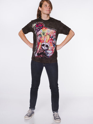 Eredeti ajándék a Dedolestől Figyelmes Pit Bull póló