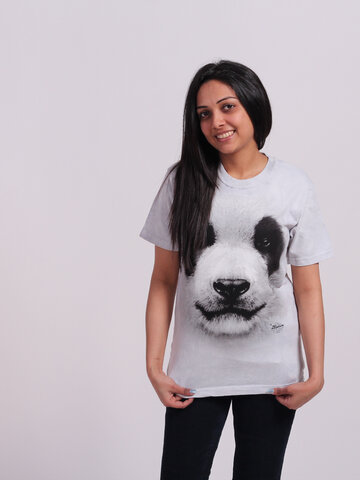 Kiárusítás Fehér panda póló