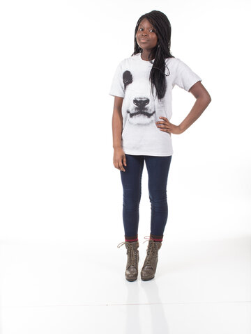 Foto Fehér panda póló