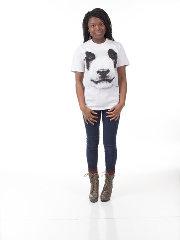 Ajándék tipp Fehér panda póló