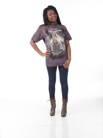 Pre dokonalý a originálny outfit Tričko Čierny nosorožec