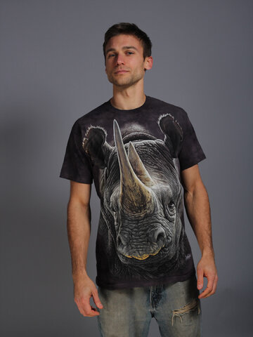 Hľadáte originálny a nezvyčajný darček? Obdarovaného zaručene prekvapí Tričko Čierny nosorožec