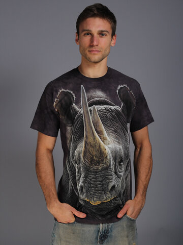 Výnimočný darček od Dedoles Tričko Čierny nosorožec