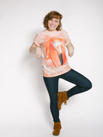 Eredeti és szokatlan ajándékot keres? a megajándékozottat garantáltan meglepi Flamingó póló