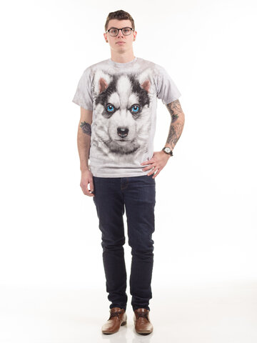 Výpredaj Tričko Sibírsky husky šteniatko