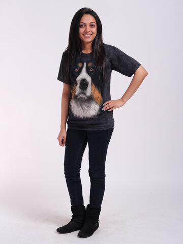 a tökéletes és egyedi ruházathoz Berni pásztorkutya arc póló