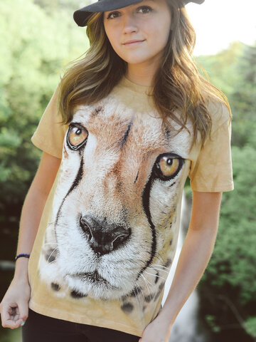 Foto Tričko Obličej geparda