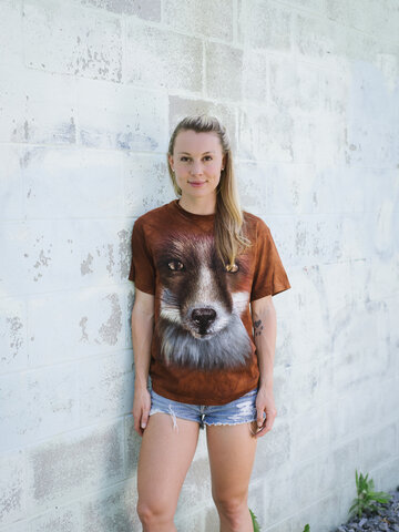 Kiárusítás Róka arc póló