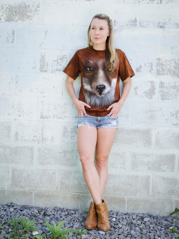 Ajándék tipp Róka arc póló