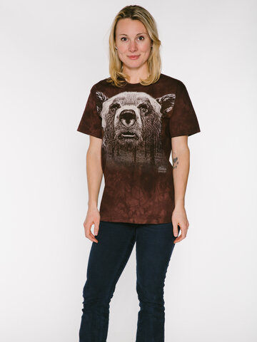 Eredeti és szokatlan ajándékot keres? a megajándékozottat garantáltan meglepi Medve arc és az erdő póló