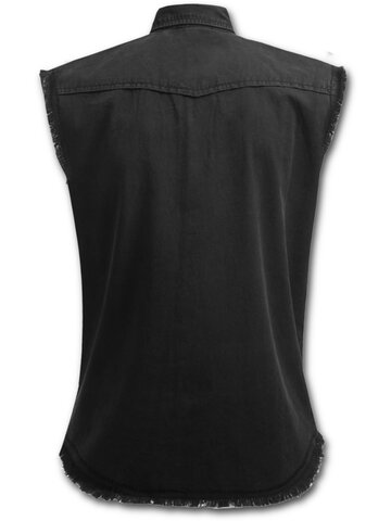 Výpredaj Dámska košeľa bez rukávov Čierna