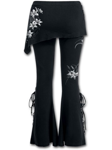 Potešte sa týmto kúskom Dedoles Dámske nohavice 2v1 Biele kvety