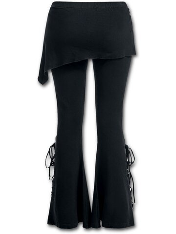 Lifestyle foto Dámske nohavice 2v1 Čierna