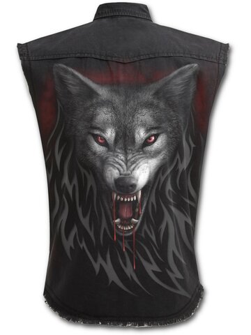 Zľava Košeľa bez rukávov Zúrivý vlk