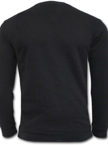 Lifestyle foto Mikina bez kapuce Čierna