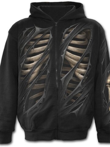 Lifestyle foto Mikina s kapucňou na zips Kosti