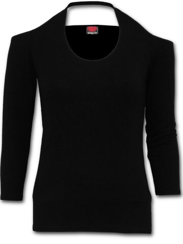 Lifestyle fotó Fekete Nyakba kötős póló