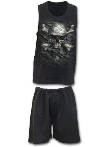 Pre dokonalý a originálny outfit Pyžamový set s motívom Upíria lebka