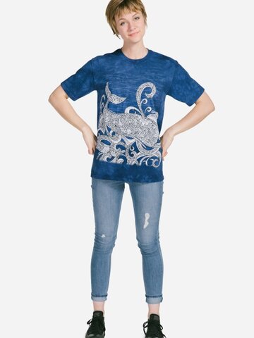 Výprodej Mandala vybarvovací tričko Velryba