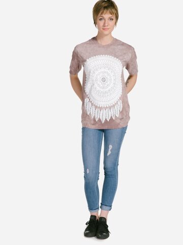 Potešte sa týmto kúskom Dedoles Mandala vyfarbovacie tričko Lapač snov