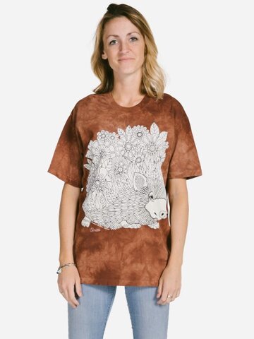Lifestyle-Foto Mandala Ausmal T-Shirt Igel