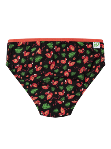 Szerezzen magának örömet ezzel a Dedoles darabbal Vidám lány alsó Flamingók