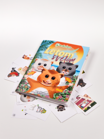 Výpredaj Nálepková kniha s aktivitami Dedoles Škrečky