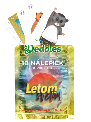 Obrázok produktu Prémiový balíček nálepiek Dedoles škrečky