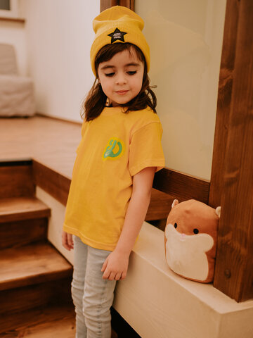 Lifestyle fotó Vidám gyerek póló Dedoles hörcsögök