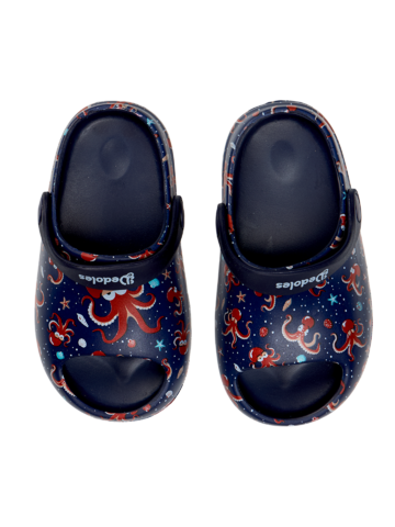 Výprodej Veselé chunky sandály pro miminka Červená chobotnice