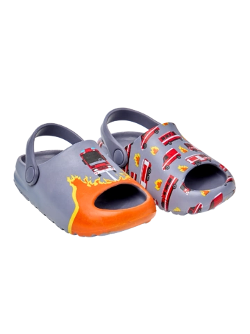 Výnimočný darček od Dedoles Veselé Chunky sandále pre bábätká Hasiči v akcii 