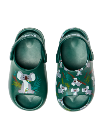 Pre dokonalý a originálny outfit Sandali krocksy Buonumore stile chunky 0-6 anni Koala e foglie