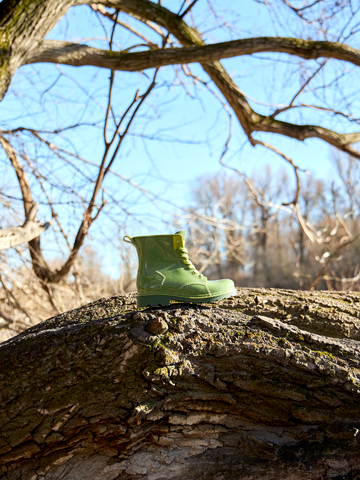 Eredeti és szokatlan ajándékot keres? a megajándékozottat garantáltan meglepi Cédruszöld gyerek gumicsizma