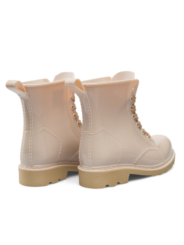 Eredeti ajándék a Dedolestől Mandulabarna vidám gyerek gumicsizma