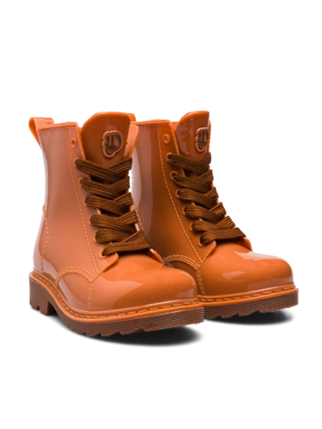 Lifestyle foto Oříškově hnědé dětské gumáky