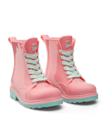 Ausverkauf Lustige flamingorosa Regenstiefel für Kinder