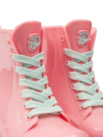 Bereiten Sie sich Freude mit diesem Dedoles-Stück Lustige flamingorosa Regenstiefel für Kinder