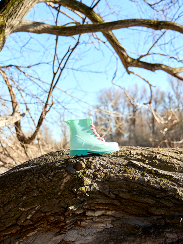 Obrázok produktu Светлозелени детски ботуши за дъжд