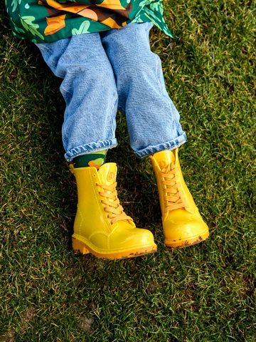Tip na darček Bottes de pluie jaune or rigolotes pour enfants