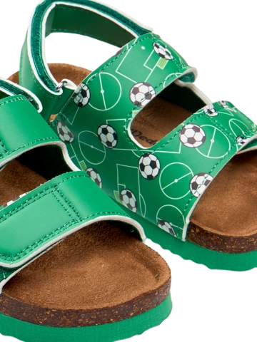 Szerezzen magának örömet ezzel a Dedoles darabbal Detské korkové sandále Futbal