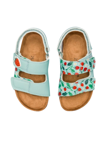 Hľadáte originálny a nezvyčajný darček? Obdarovaného zaručene prekvapí Otroški plutasti sandali Majhne jagode