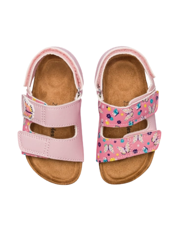 Výnimočný darček od Dedoles Sandales en liège pour enfants Papillons doux