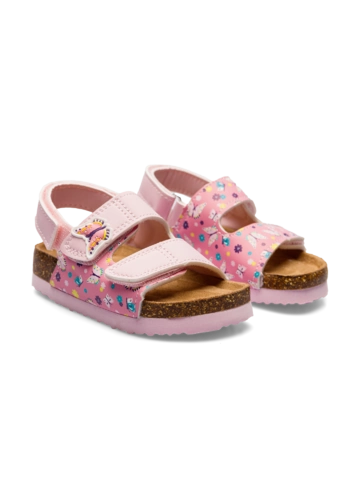 Tip na darček Sandales en liège pour enfants Papillons doux