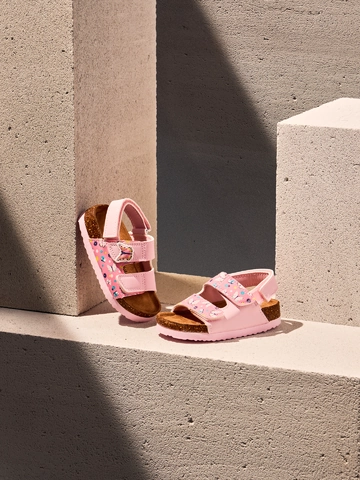 Zľava Sandales en liège pour enfants Papillons doux