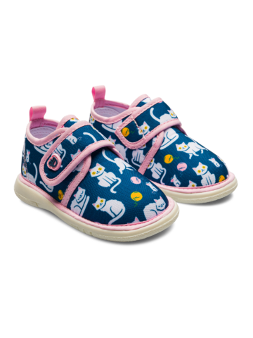 ОТСТЪПКА Весели бебешки пантофи Игриво коте