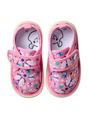 Výnimočný darček od Dedoles Весели бебешки пантофи Сладки пеперуди