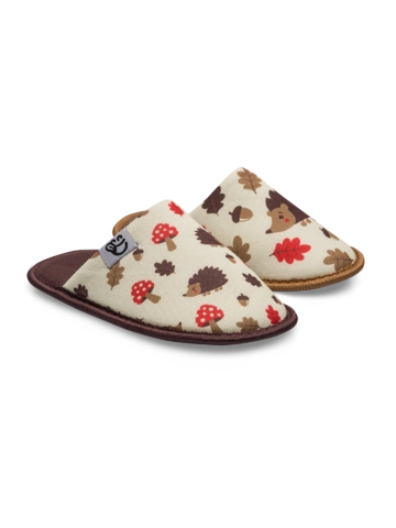 Tip na dárek Veselé dětské papuče Lesní ježek