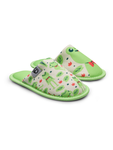 Lifestyle foto Весели детски пантофи Малка жабка